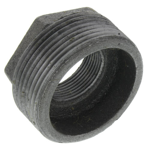 Main product image of 2-1/2" x 1-1/4" Black Hex Bushing