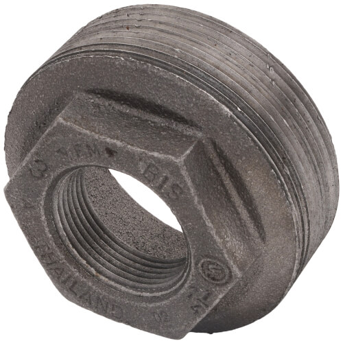 Main product image of 3" x 1-1/4" Black Hex Bushing