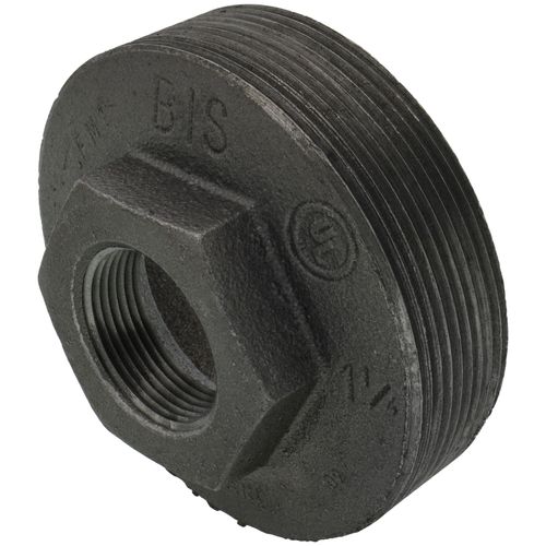 Main product image of 4" x 1-1/4" Black Hex Bushing