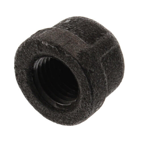 1/4" Black Cap