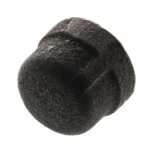 1/4" Black Cap