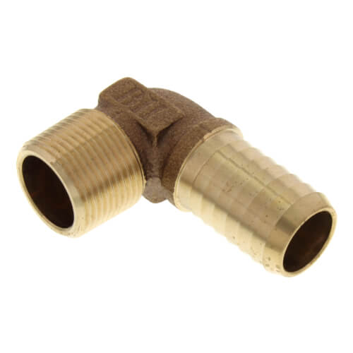 Main product image of 1" MPT x Insert Male Combination Elbow (Lead Free)