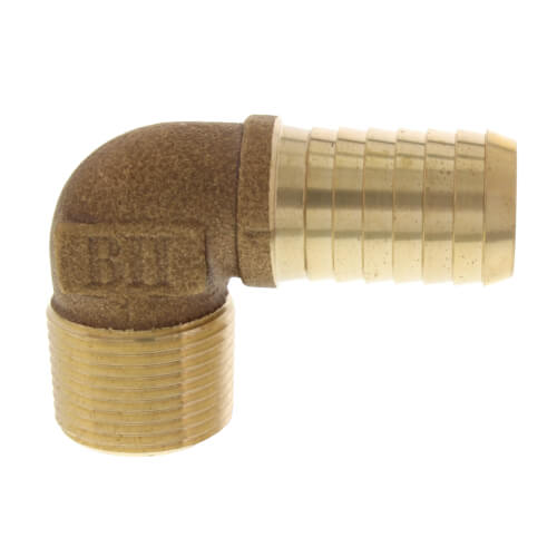 Main product image of 1" MPT x Insert Male Combination Elbow (Lead Free)