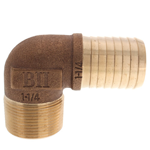 Main product image of 1-1/4" MPT x Insert Male Combination Elbow (Lead Free)