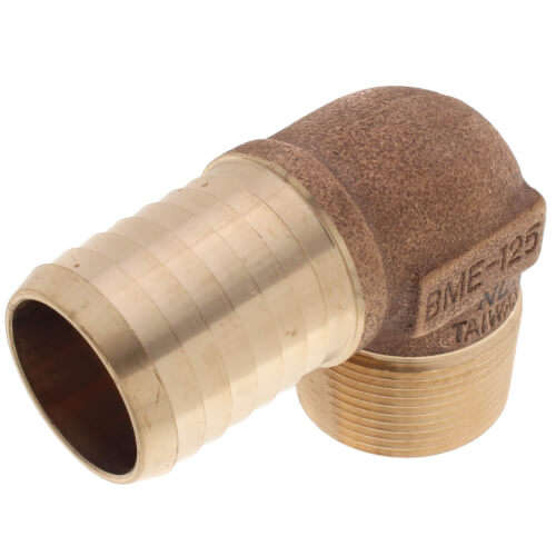 Main product image of 1-1/4" MPT x Insert Male Combination Elbow (Lead Free)