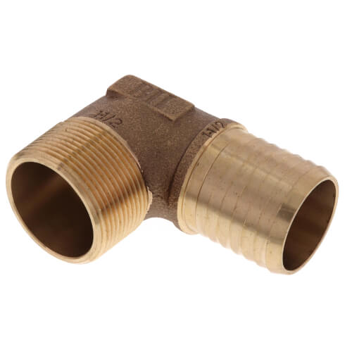 Main product image of 1-1/2" MPT x Insert Male Combination Elbow (Lead Free)