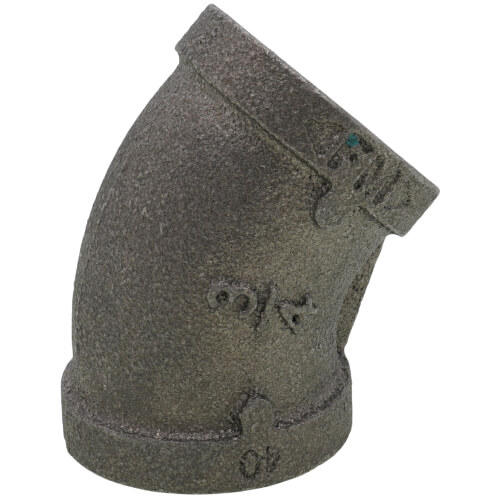 Main product image of 3/4" Black 45° Elbow