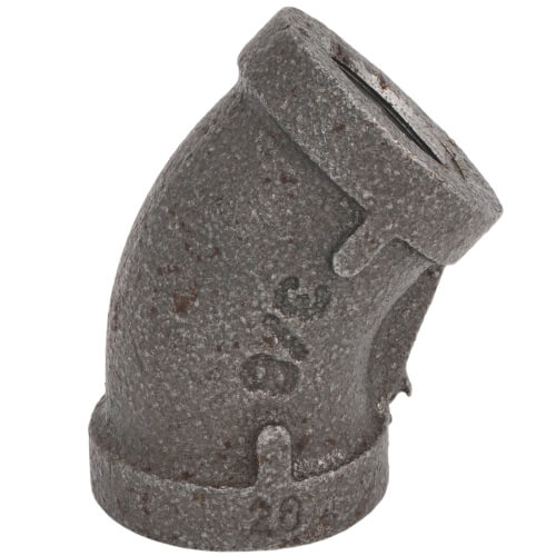 Main product image of 3/8" Black 45° Elbow