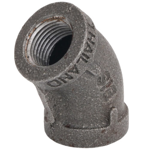 Main product image of 3/8" Black 45° Elbow