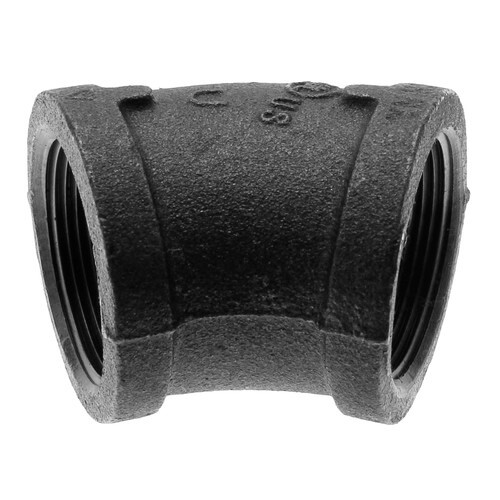 Main product image of 1-1/2" Black 45° Elbow