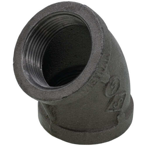 Main product image of 1-1/4" Black 45° Elbow