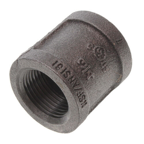 Main product image of 3/4" Black Malleable Iron Right & Left Coupling