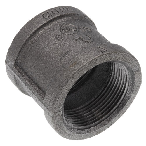 Main product image of 1-1/2" Black Malleable Iron Right & Left Coupling