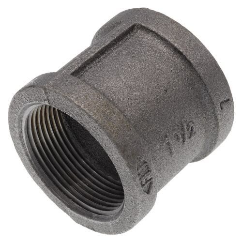 Main product image of 1-1/2" Black Malleable Iron Right & Left Coupling