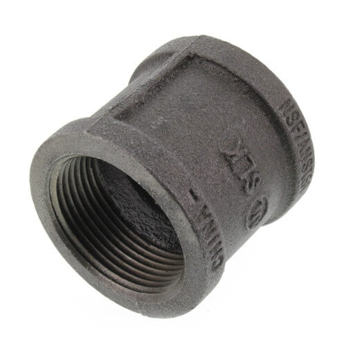 Main product image of 1-1/4" Black Malleable Iron Right & Left Coupling