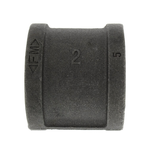 Main product image of 2" Black Malleable Iron Right & Left Coupling