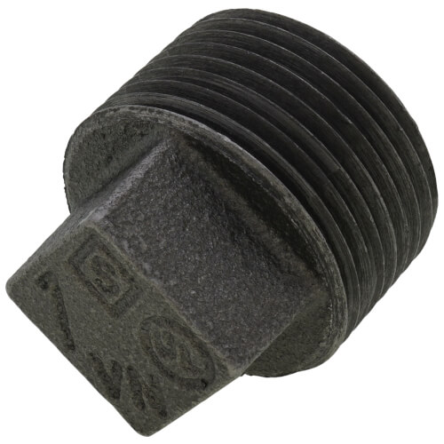1" Black Plug