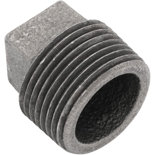 Main product image of 1" Black Solid Plug