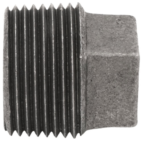 Main product image of 1" Black Solid Plug