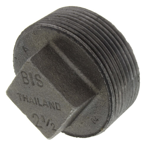 2-1/2" Black Plug