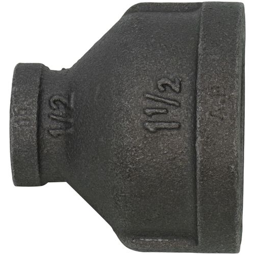 Main product image of 1-1/2" x 1/2" Black Reducing Coupling