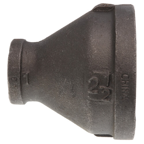 Main product image of 2-1/2" x 1" Black Reducing Coupling