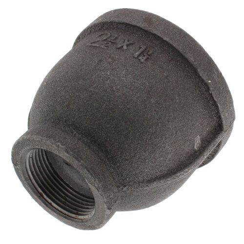 Main product image of 2-1/2" x 1-1/4" Black Reducing Coupling