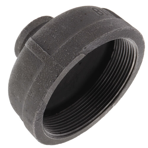 Main product image of 4" x 1-1/4" Black Reducing Coupling