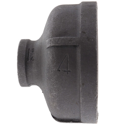 Main product image of 4" x 1-1/4" Black Reducing Coupling
