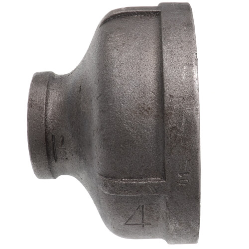 Main product image of 4" x 1-1/2" Black Reducing Coupling