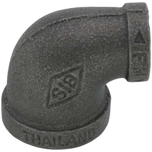 Main product image of 1/2" x 1/4" Black 90° Reducing Elbow