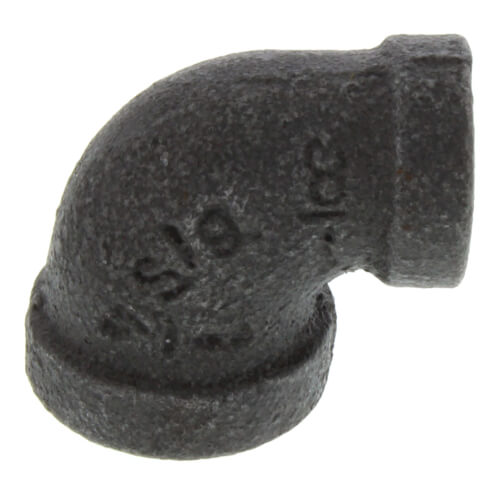 Main product image of 1/4" x 1/8" Black 90° Reducing Elbow