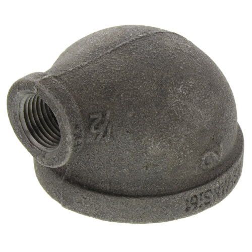 Main product image of 2" x 1/2" Black 90° Reducing Elbow