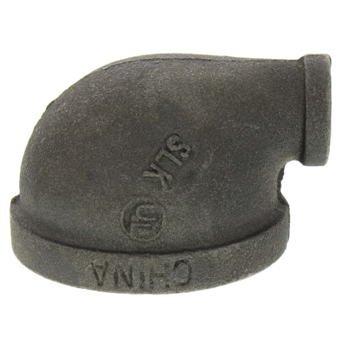 Main product image of 2" x 1/2" Black 90° Reducing Elbow