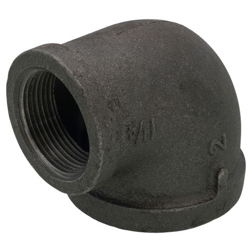 Main product image of 2" x 1-1/4" Black 90° Reducing Elbow