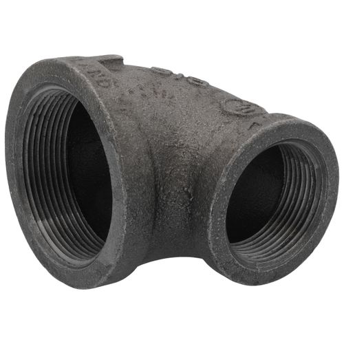 Main product image of 2" x 1-1/4" Black 90° Reducing Elbow
