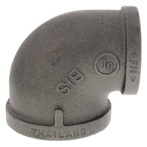 Main product image of 2" x 1-1/2" Black 90° Reducing Elbow
