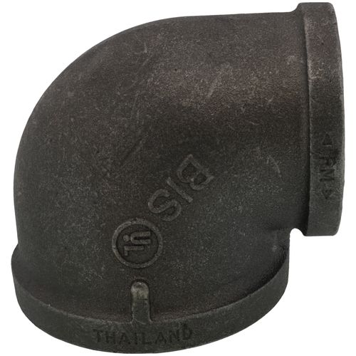 Main product image of 4" x 3" Black 90° Reducing Elbow