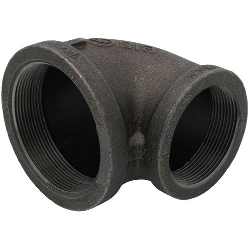 Main product image of 4" x 3" Black 90° Reducing Elbow