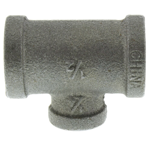 Main product image of 1/2" x 1/2" x 1/4" Black Reducing Tee