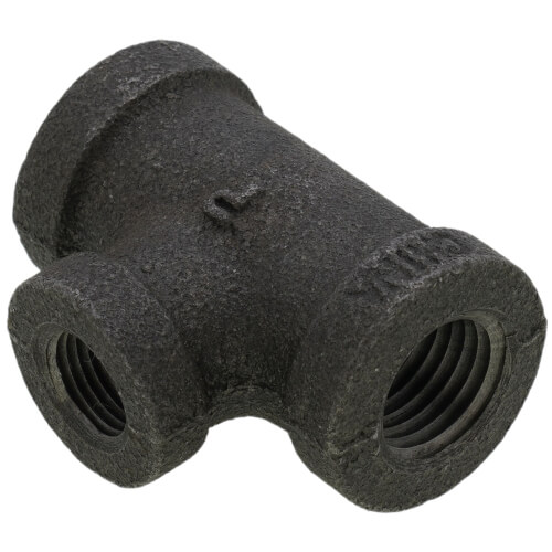 Main product image of 1/4" x 1/4" x 1/8" Black Reducing Tee