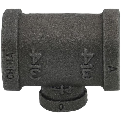 Main product image of 3/4" x 3/4" x 1/4" Black Reducing Tee