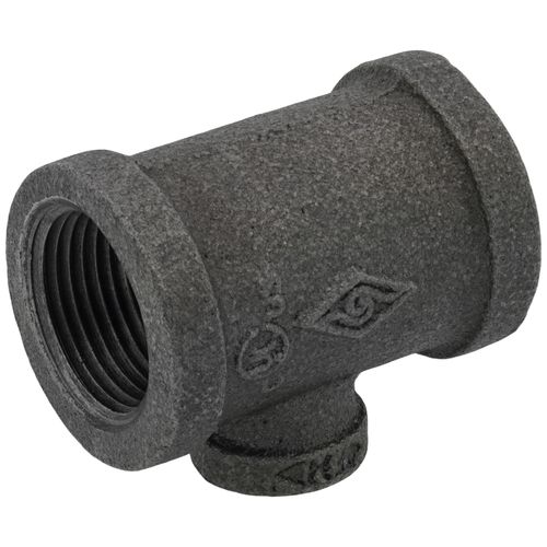Main product image of 3/4" x 3/4" x 1/4" Black Reducing Tee