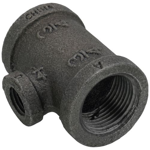 Main product image of 3/4" x 3/4" x 1/4" Black Reducing Tee