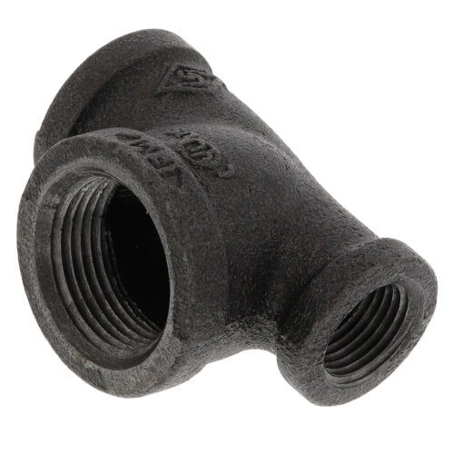 Main product image of 3/4" x 1/2" x 1" Black Reducing Tee