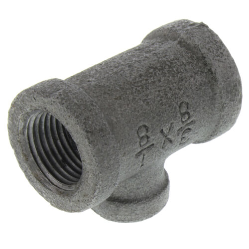Main product image of 3/8" x 3/8" x 1/8" Black Reducing Tee