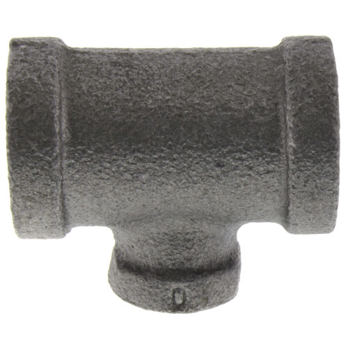 Main product image of 3/8" x 3/8" x 1/8" Black Reducing Tee