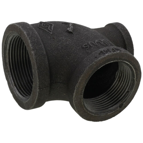 Main product image of 1-1/2" x 3/4" x 1-1/4" Black Reducing Tee