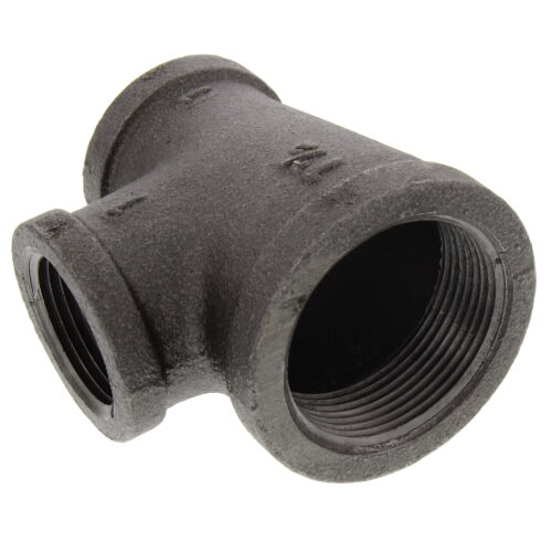Main product image of 1-1/2" x 1" x 1" Black Reducing Tee