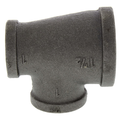 Main product image of 1-1/2" x 1" x 1" Black Reducing Tee